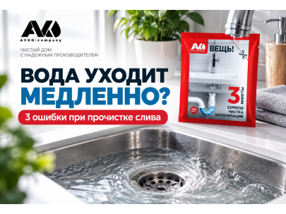 Вода уходит медленно? 3 ошибки при прочистке слива, которые лучше не допускать